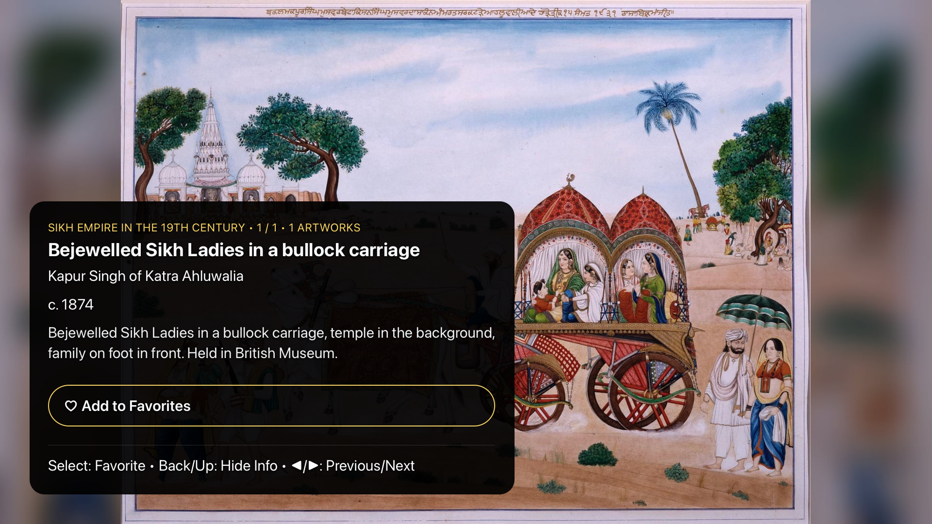 Full-screen Sikh Art TV artwork